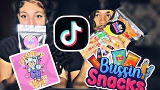 TIKTOK SHOP MUKBANG // Chamoy Pickle + Freeze Dried Skittles