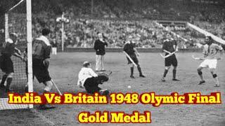 Indian Hockey 1948 London Olympic Gold Medal vs Britain  #Gold #BalbirSingh #DhyanChand