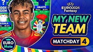 EURO FANTASY MATCHDAY 4: UNLIMITED TRANSFERS TEAM! | Transfers and Strategy for MD4 | EURO 2024