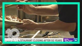 Ybor City restaurant set to close after 93 years