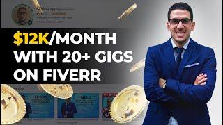 How Lambros Makes $12,000+ Per Month on Fiverr With 20+ Gigs