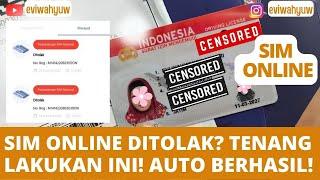 PERPANJANGAN SIM ONLINE DITOLAK | CARA MENGATASI SIM ONLINE DITOLAK DIGITAL KORLANTAS | SIM GAGAL