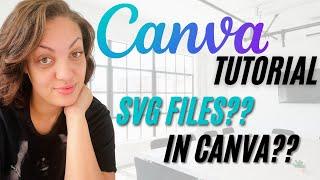 MAKE SVG'S IN CANVA PRO!! - CANVA TUTORIAL - How to make an SVG in Canva to cut with your Cricut!!