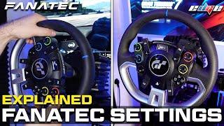 Fanatec Tuning Menu Explained - Get The Best FORCE FEEDBACK SETTINGS