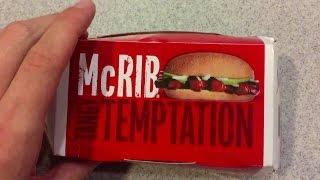 The McRib Is Back Again, Bitches!