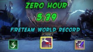 Zero Hour SPEEDRUN WR in 5:39!