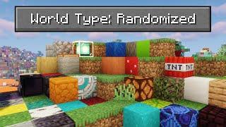 Minecraft but it's WAY too randomized...