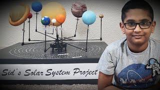 Solar system Working Model || Solar system School Project ||