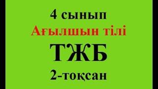 4 сынып Ағылшын тілі 2-тоқсан ТЖБ