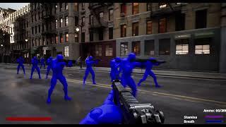 ProjectM Demo 6: 2,000 Soldier Battle with Mass Entity in Unreal Engine 5 City Sample