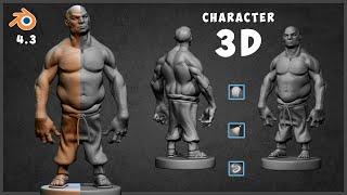 Blender 3D Tutorial: Create a Realistic Middle-Aged Character | Essential Modeling Tips!