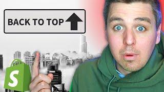 How To Add Back To Top Button On Shopify - 2022 Easy Tutorial