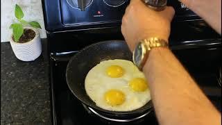 How to cook the perfect sunny side up egg! Beyond Cool method, plus with health benefits!