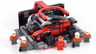 LEGO City 2025 F1 Pit Stop & Pit Crew w/ Ferrari review! 60443 #NotSponsored