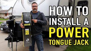 How to install a Lippert 3500 lb Power Tongue Jack