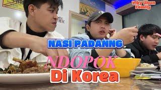 MAKAN NASI PADANG DI KOREA BARENG ROFIK KOMPAK DAN NANANG