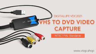 DriverGenius VDC2021  | USB Video Grabber  - S-Video / Composite Interface, VHS to DVD Transfer