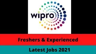 Latest Jobs In Wipro Hyderabad 2021 | Freshers & Experienced | Any Graduates