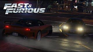 Fast and Furious Tokyo Drift | Han Drift Scene | Gta 5 Remake