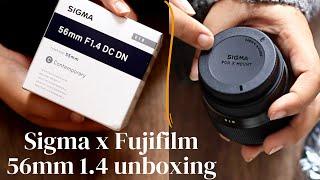 FUJIFILM X SIGMA 56mm F1.4 UNBOXING | Fujifilm Wedding Photographer | Ikra Photography