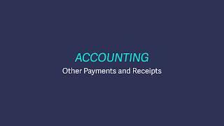 Sage Business Cloud Accounting (UK and Ireland) - Other Payments and Receipts