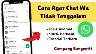 Cara menyematkan chat di whatsapp android 2024 | cara agar chat wa tidak tenggelam