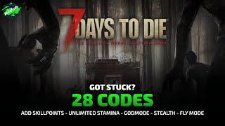 7 DAYS TO DIE Cheats: Add Skillpoints, Godmode, Fly Mode, Stealth, ... | Trainer by PLITCH