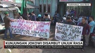 Kunjungi Tasikmalaya, Jokowi Disambut Unjuk Rasa