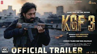 K.G.F: Chapter 3 - Official Trailer | Rocking Star Yash | Prabhas | Raveena Tondon | Prashanth Neel