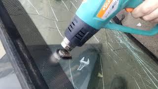 как снять металлическое крепление зеркала на лобовом стекле