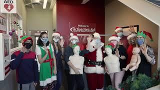 Santa Saves the Day at Action First Aid