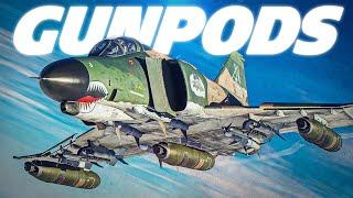 F-4E Phantom GUNPODS & Mig-21 Furball Dogfight | Digital Combat Simulator | DCS |