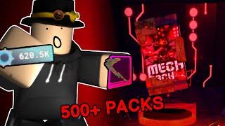 Opening 500+ MECH PACKS!? in Death Ball (3X LUCK)