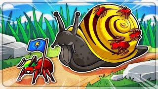 I Used An ANT ARMY To Tame Snails in Empire of the Ants