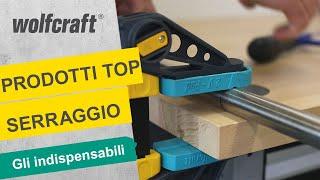 Morsetti e strettoi per serrare comodamente e in sicurezza |wolfcraft