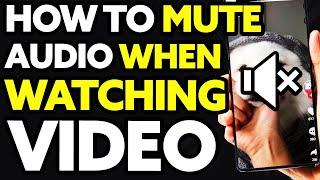 How To Mute Tiktok Audio When Watching Video