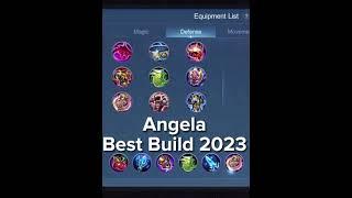 Angela Best Build 2023 // MLBB // #mlbb #mlbbshorts #angelamlbb #shorts #mobilelegends