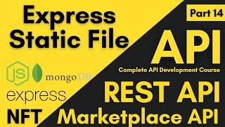 Express Static File, Template, Folder & Data | How To use Express Js Static Website Template | #api