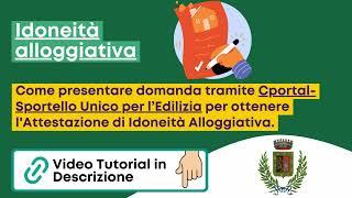 Presentare domanda per l'Attestazione di Idoneità Alloggiativa