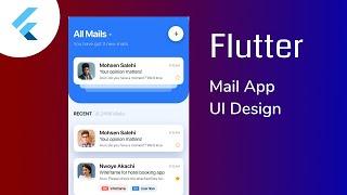 Flutter Mail App UI Design Concept - SpeedCode - Protorix Code