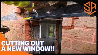CUTTING OUT A NEW WINDOW!!