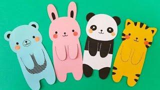 CUTE BOOKMARKS/KAWAII BOOKMARKS/Bunny bookmark/rabbit bookmark/panda book mark/easy bookmark