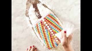 How to Make a Rainbow Gingerbread House - Kids Baking | BKD