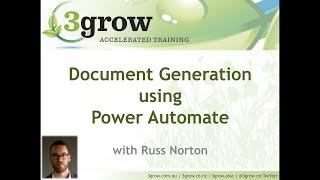 Document Generation with Microsoft Power Automate