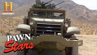 Pawn Stars: MIND-BLOWING $$$ for WWII Half-Track Used in Combat (Season 18) | History