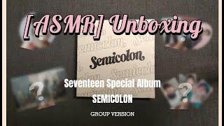 [ASMR] Unboxing Seventeen Special Album Semicolon (Group Version)