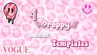 4 Preppy Banner Templates!