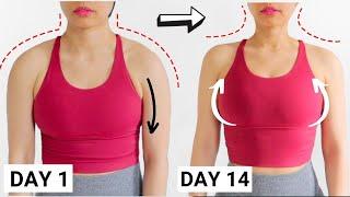 EASY exercises to correct posture, fix rounded back, neck hump, double chin