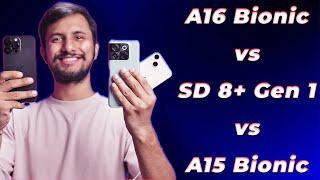 Apple iPhone 14 Pro Max Performance Test : A16 Bionic vs Snapdragon 8 Plus Gen1 vs A15 Bionic