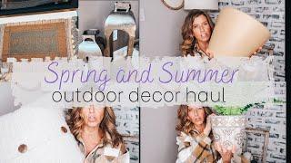 SPRING/SUMMER OUTDOOR HOME DECOR HAUL | OUTDOOR DECOR IDEAS 2022